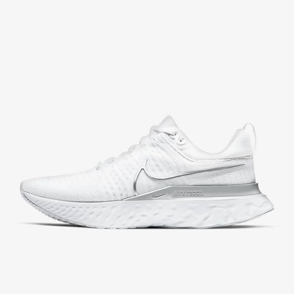react infinity run flyknit 2 white
